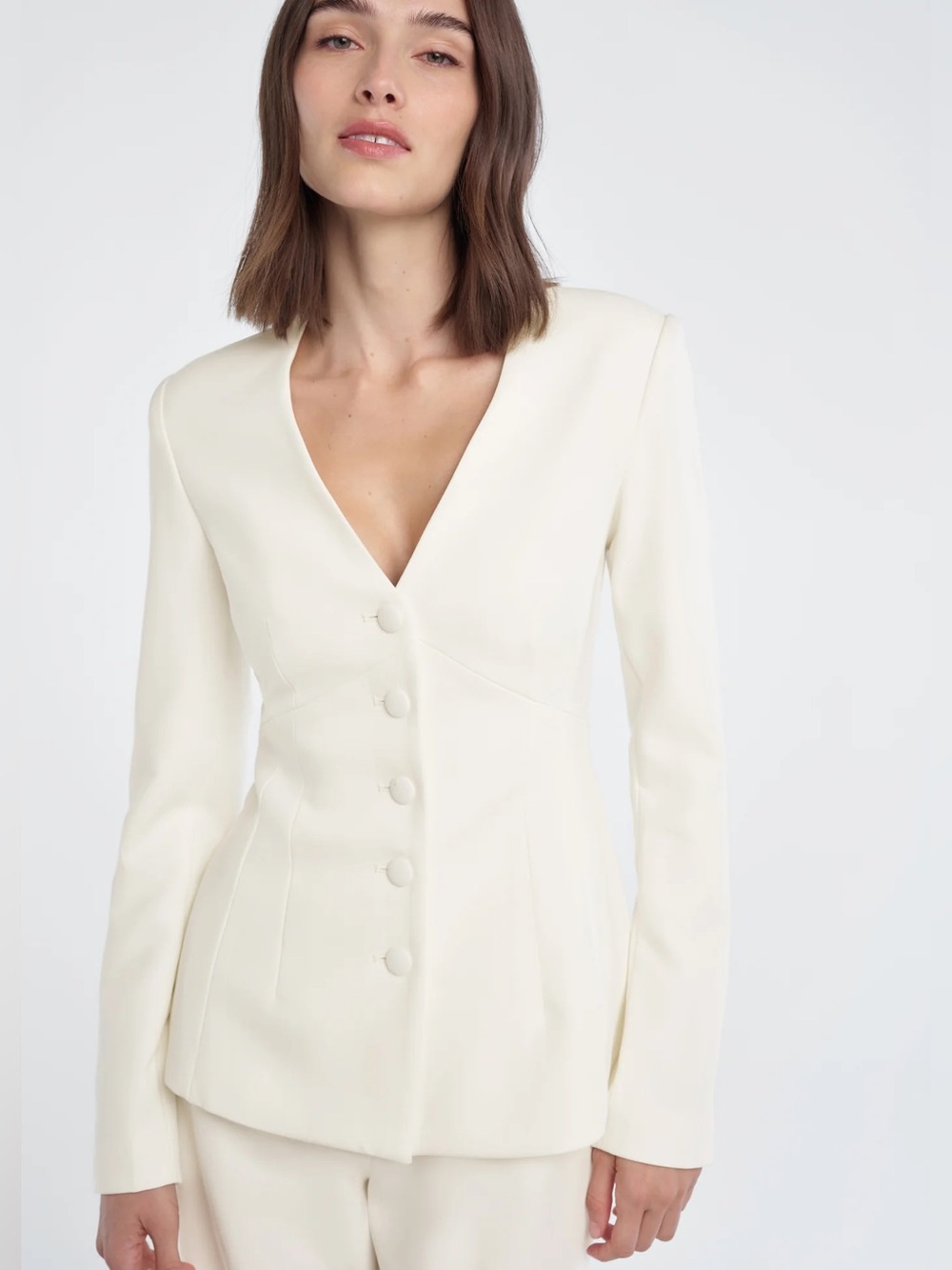 NWT New Favorite Daughter The Next To You Blazer in Ivory Size Small
